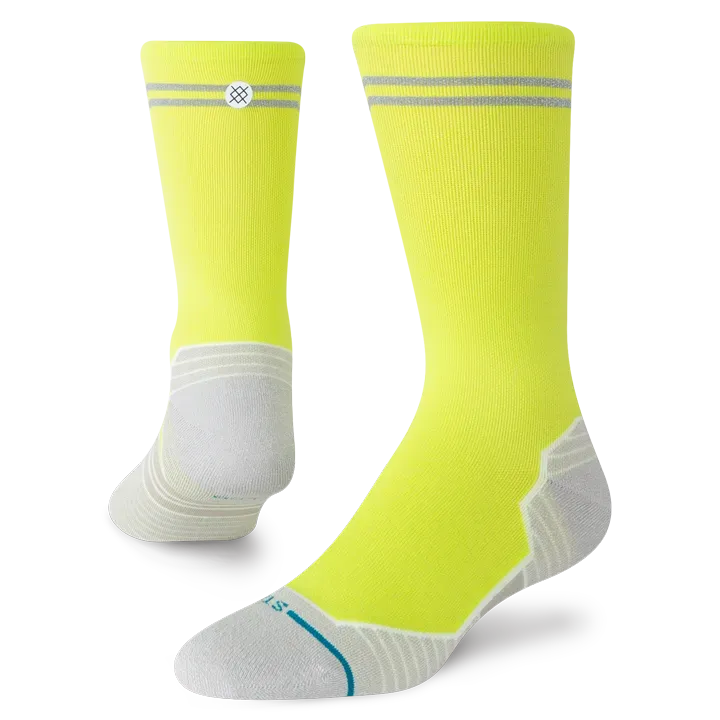 Stance Reflector Light Crew løbestrømper Volt lette