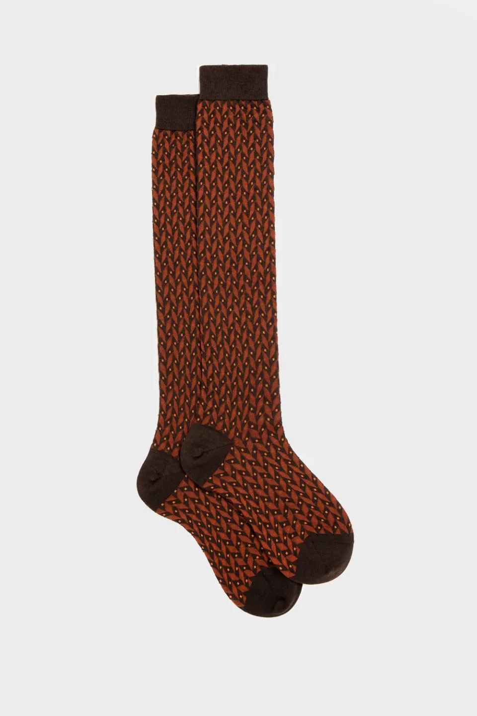 Bresciani Essentials Emma knæstrømper kaffe uld