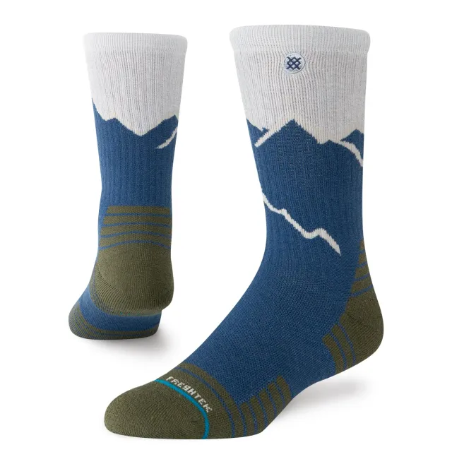 Stance Peaking Hike crew sokker navy medium