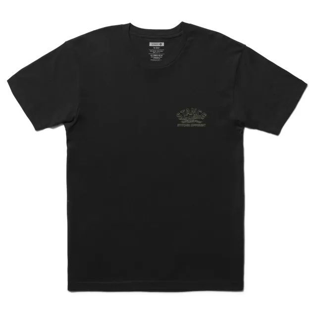 Stance Carrier T-shirt sort 100% bomuld graphic