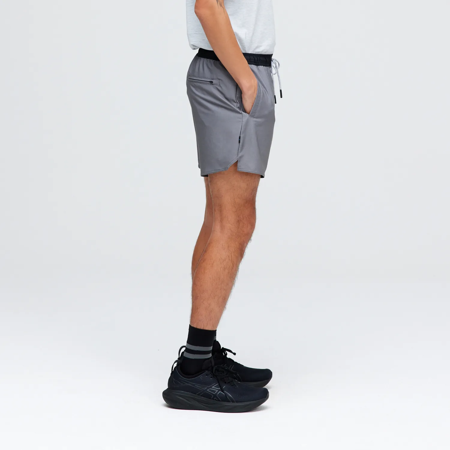 Stance Complex Athletic 5 træningsshorts Charcoal stretch