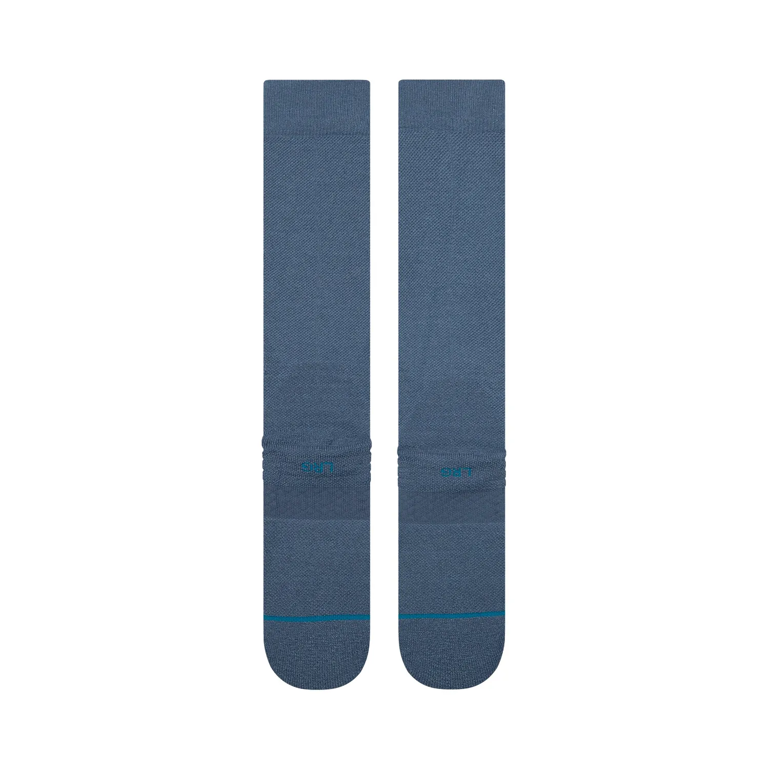Stance Solid Mid Wool skistrømpe Sea Blue knæhøj