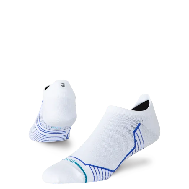 Stance Variegated løbestrømpe hvid – ultralet