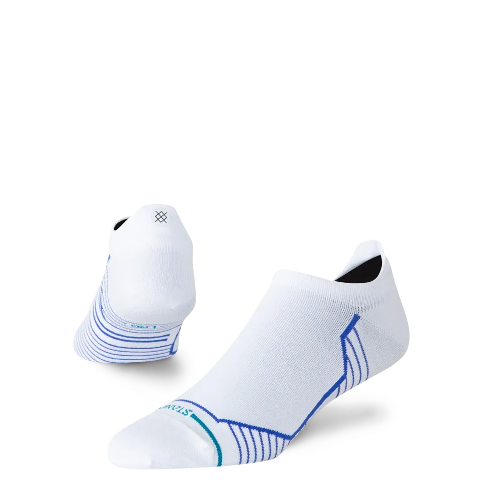 Stance Variegated løbestrømpe hvid – ultralet