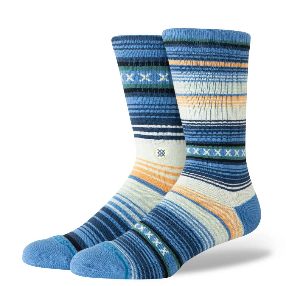 Stance Curren St crew sokker capriblå medium støtte