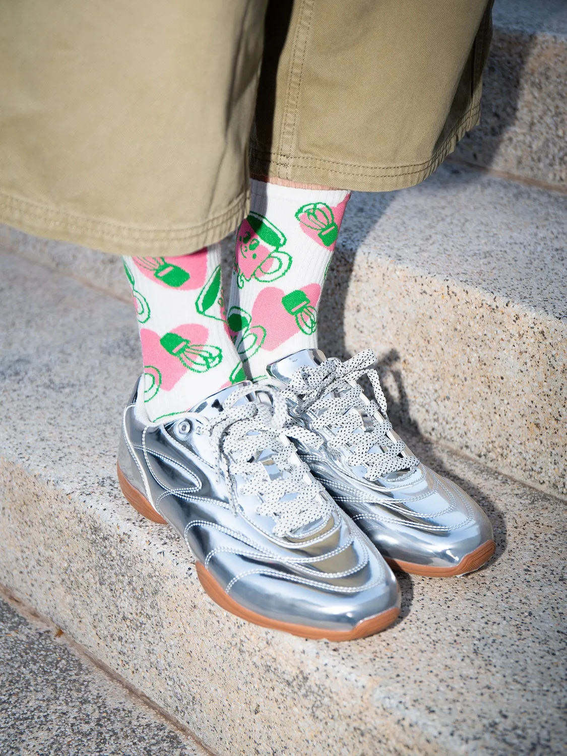 Eat My Socks Matcha sokker 1 par grønne