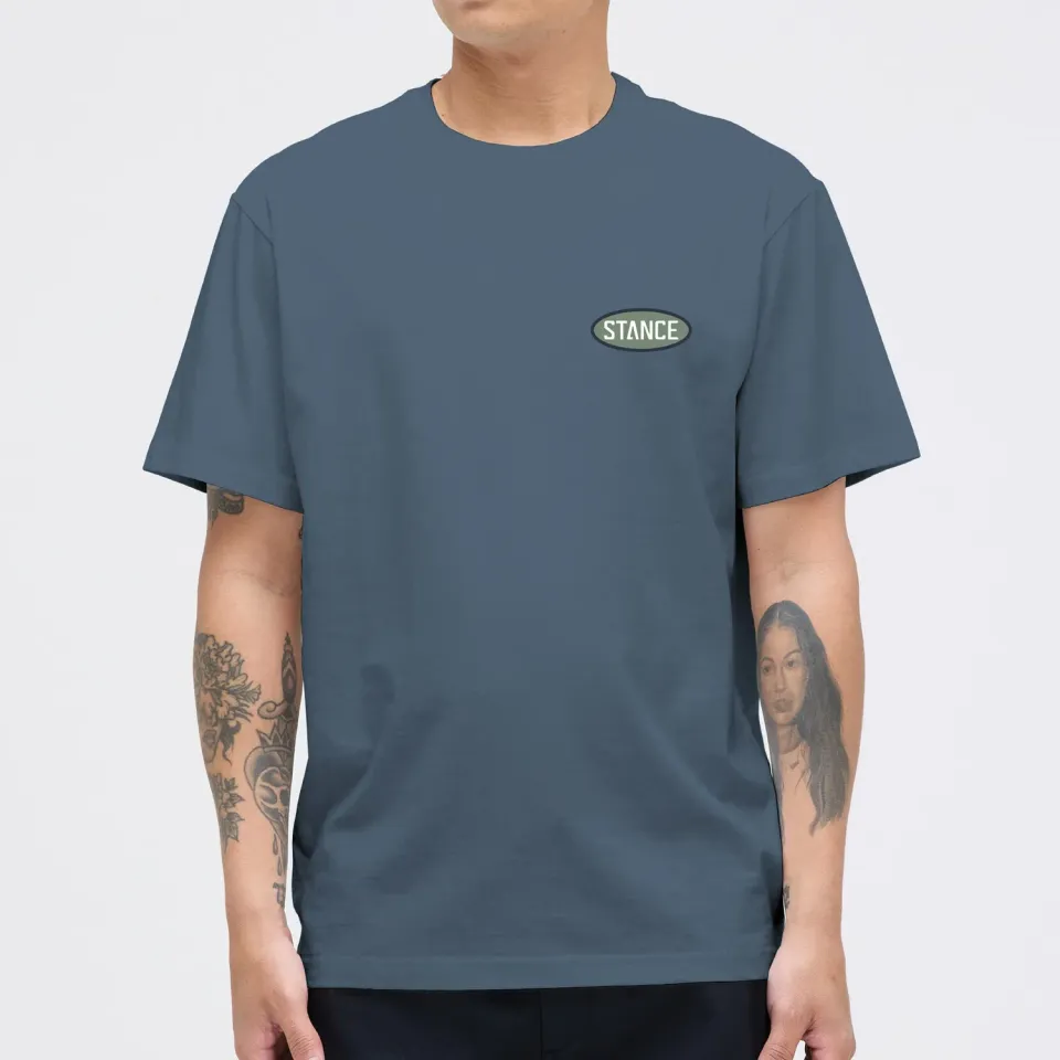 Stance Core T-shirt Sea Blue bomuld
