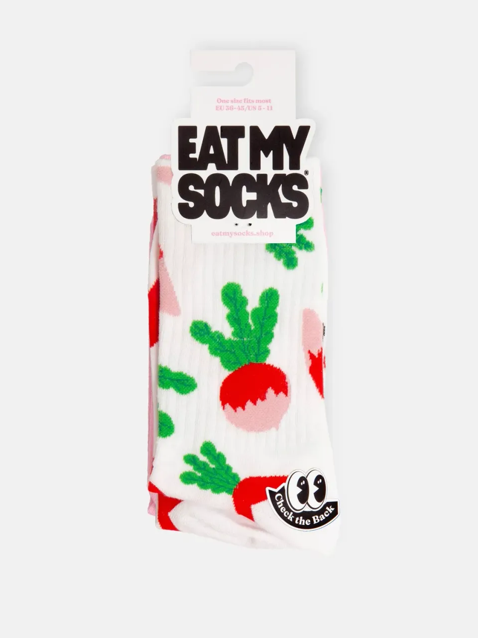 Eat My Socks Radish sokker radise flat-pack