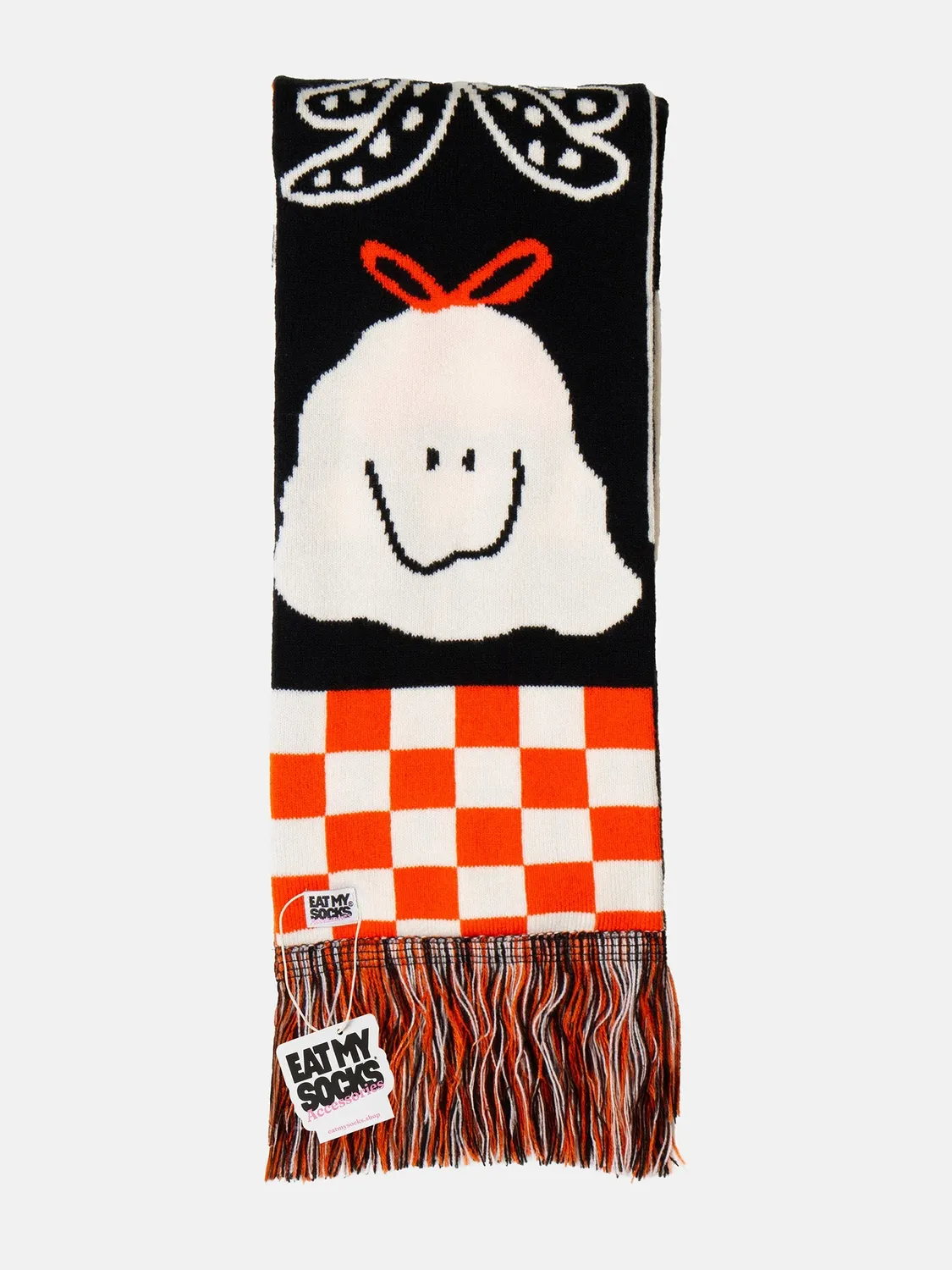 Eat My Socks Trash Bag tørklæde sort street