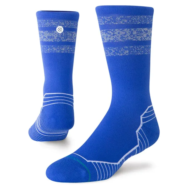 Stance Reflector Boyd Light Crew løbestrømper cobalt blue lette