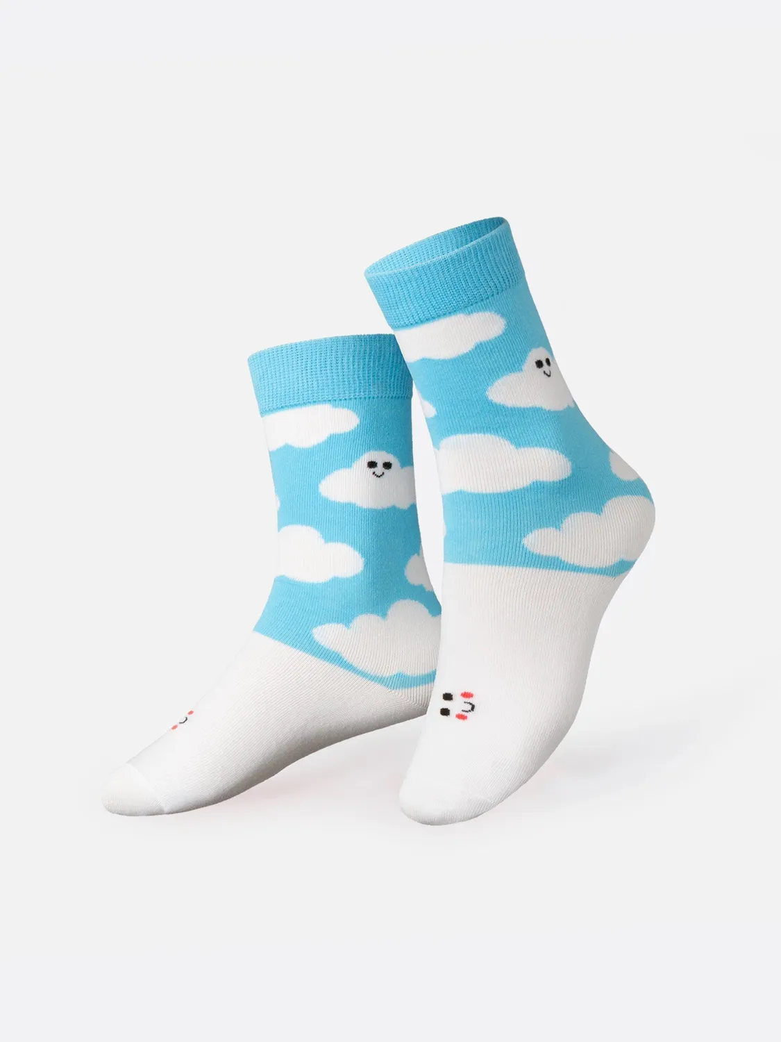 Eat My Socks Cloudies Kids børnestrømper sky bomuld