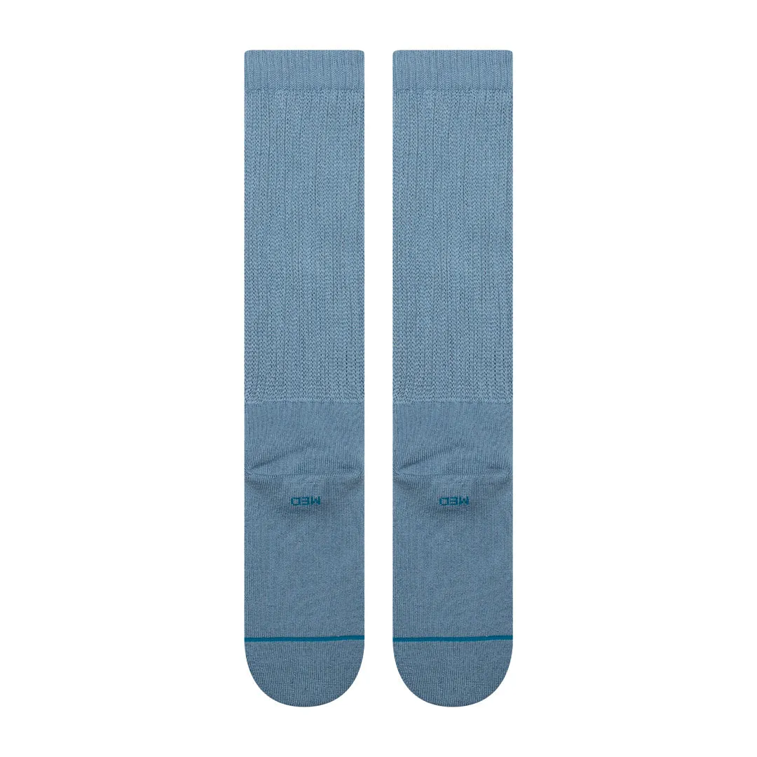 Stance Icon Slouch damestrømper windward blue bomuld