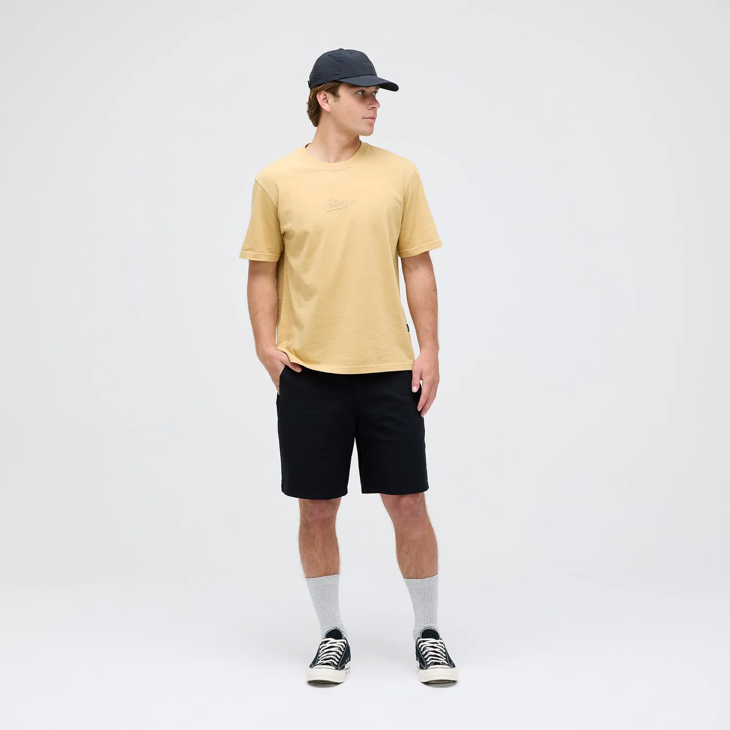 Stance Compound Chino shorts true black stretch