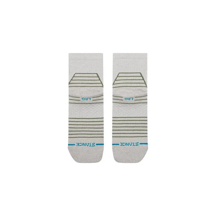 Stance Heather Hike Quarter vandrestrømper Heather Grey holdbar