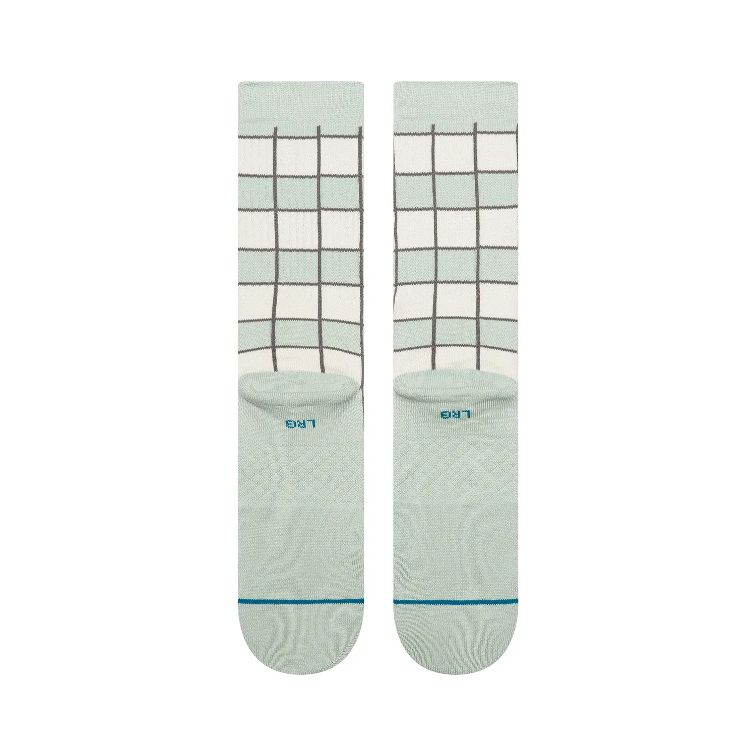 Stance Kitchen Tile crew sokker lyseblå medium støtte