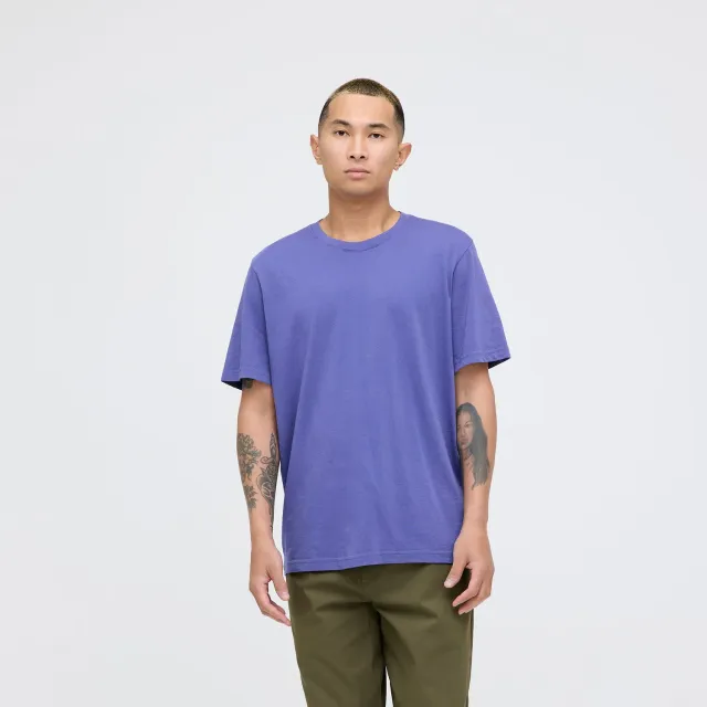 Stance Studio t-shirt indigo økologisk bomuld