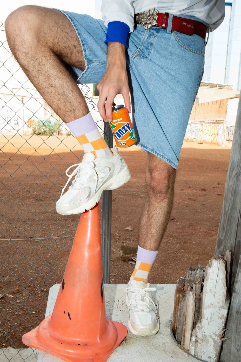 Eat My Socks Fanzy sokker sodavandsmotiv