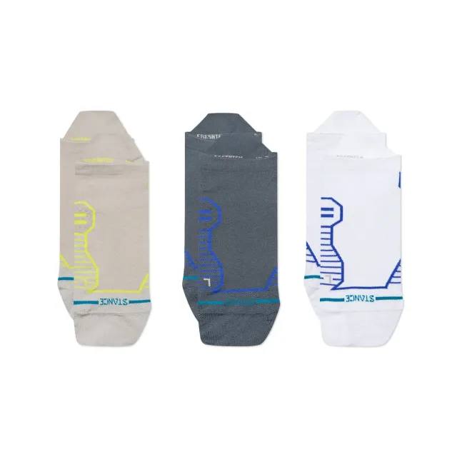 Stance Variegated Tab Strømper grå 3-pak