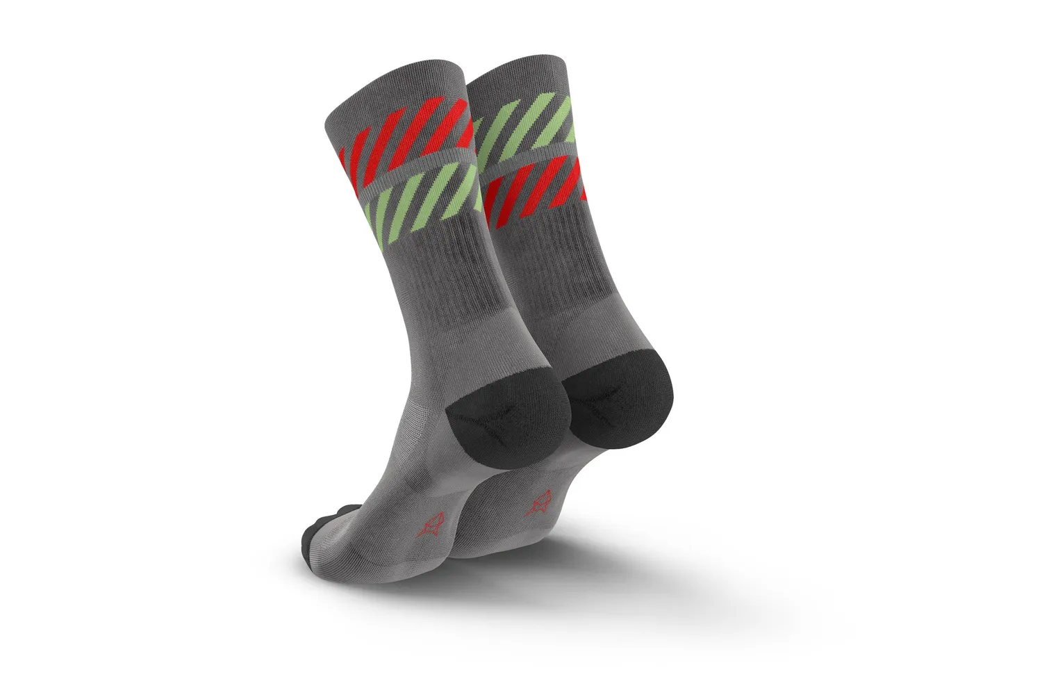 Incylence Merino Light Lanes Grey Inferno vandresokker uld