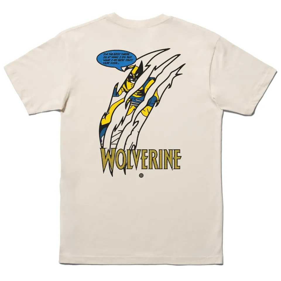 Stance Wolverine Tee T-shirt Canvas bomuld
