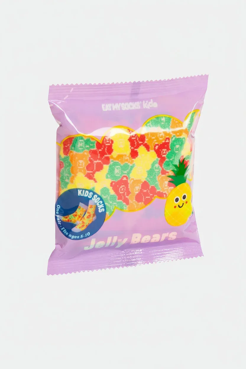Eat My Socks Jelly Bear børnesokker vingummi