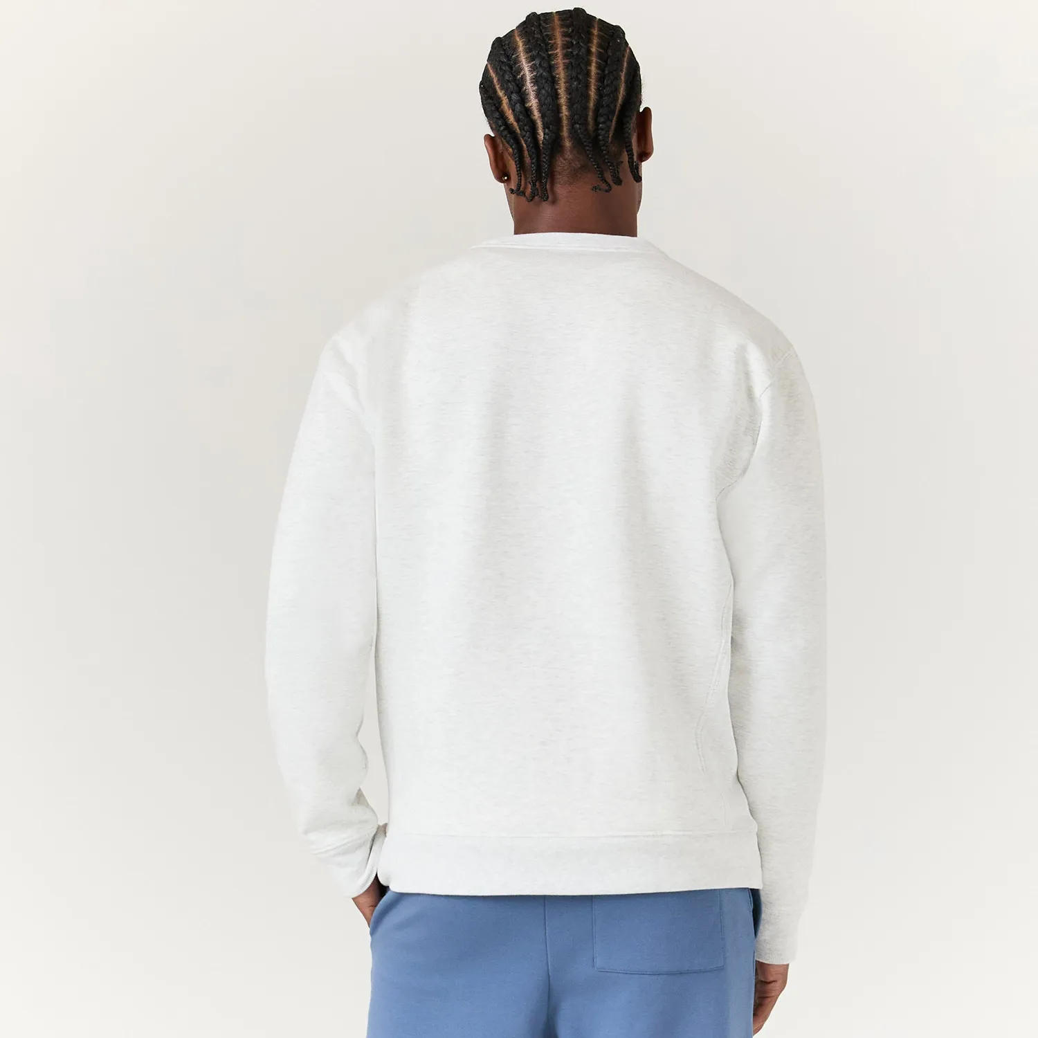 Stance Aura Crew sweatshirt grå relaxed fit