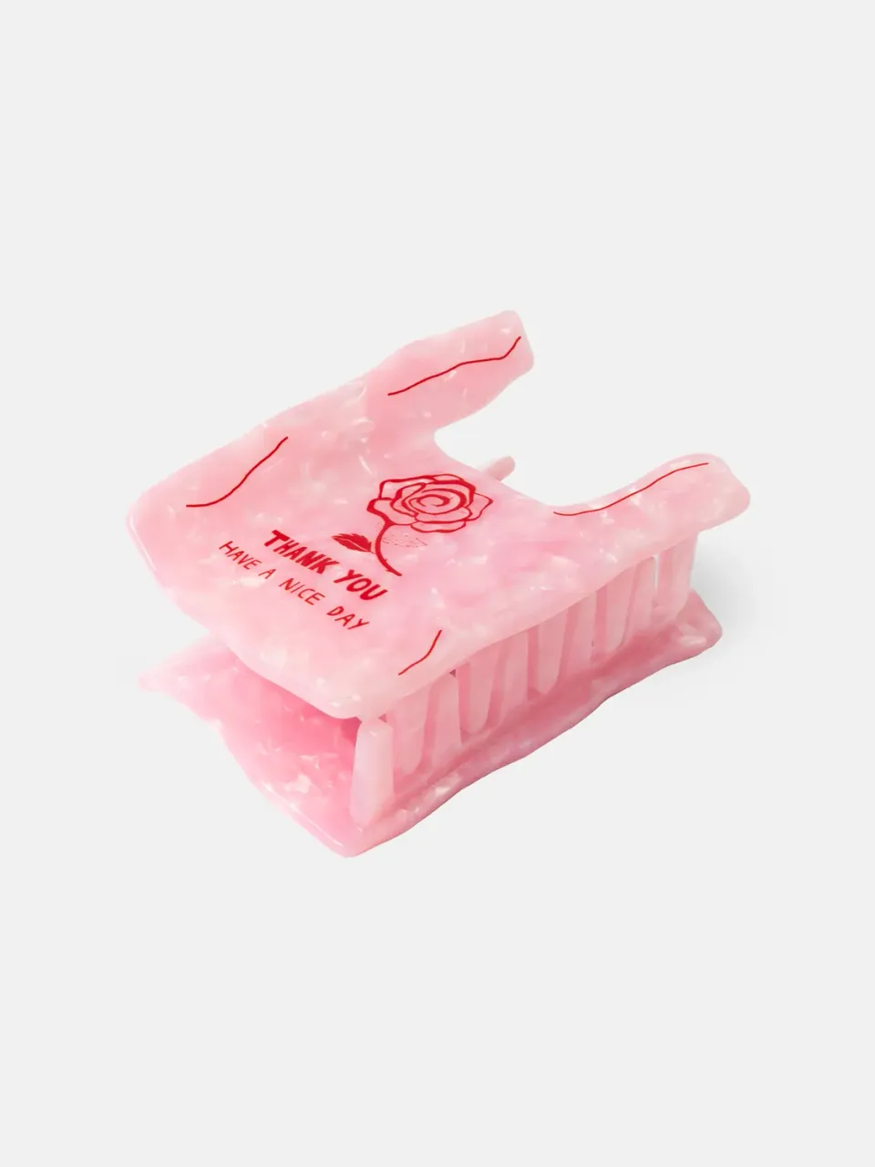 Eat My Socks Thank You Bag hårklemme pose acetate