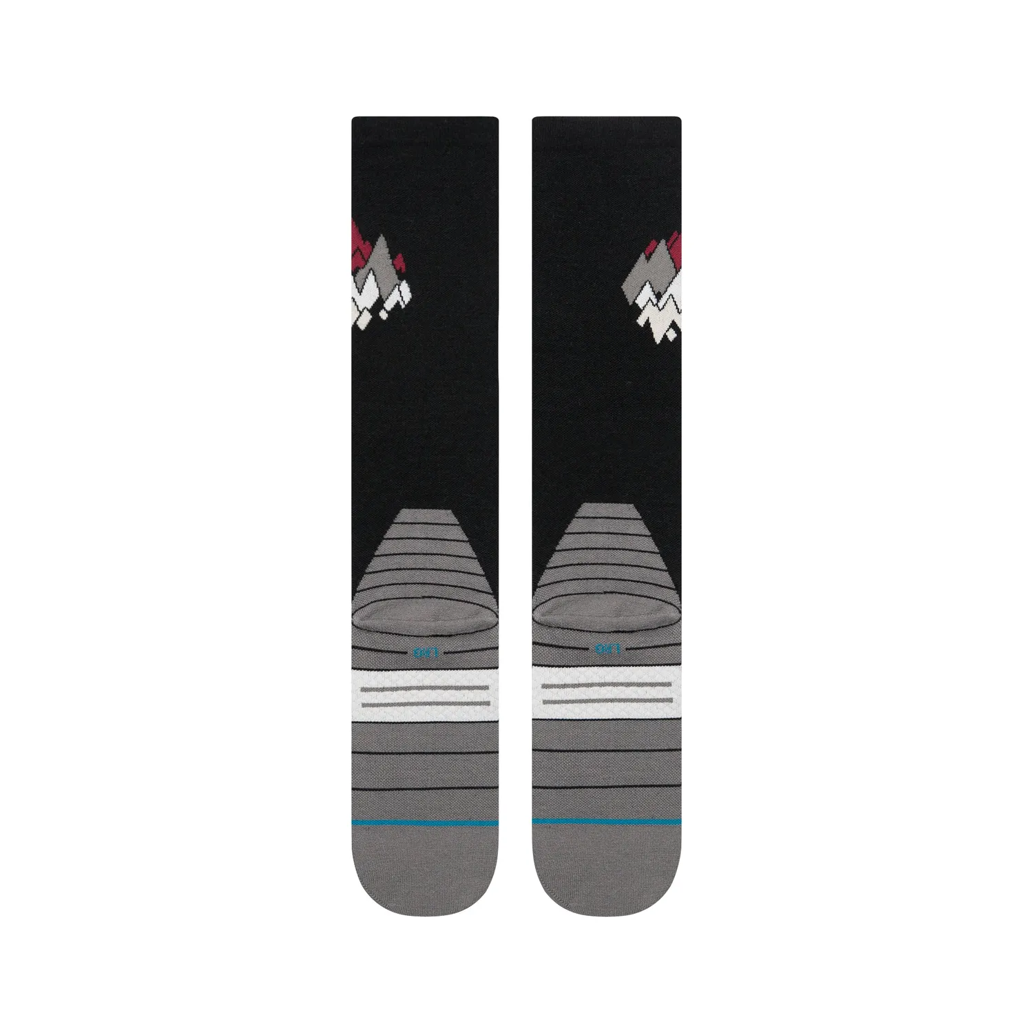 Stance Peaks skisokker sort uld ultralet OTC