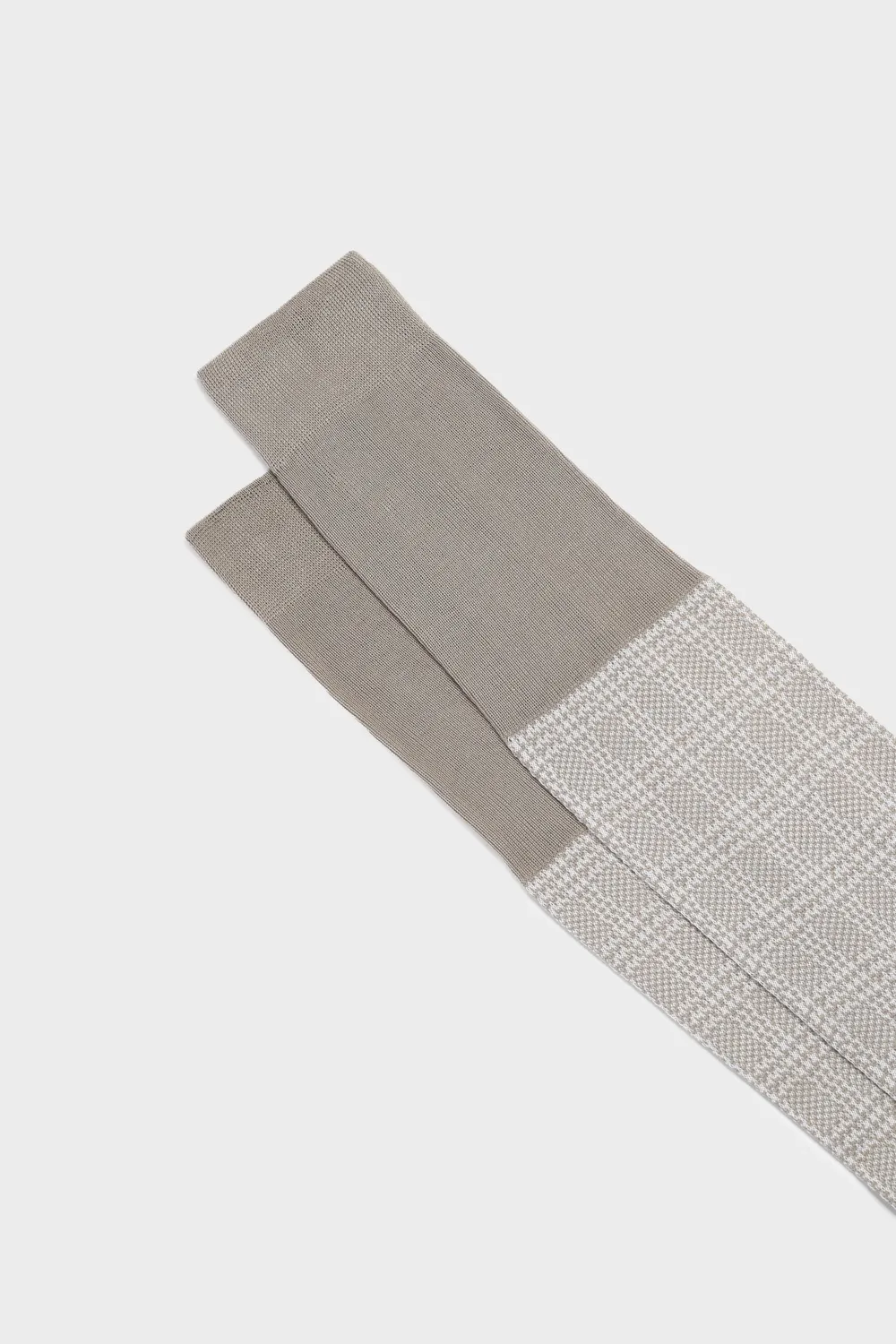 Bresciani Essentials Silvio herresokker pearl-white bomuld