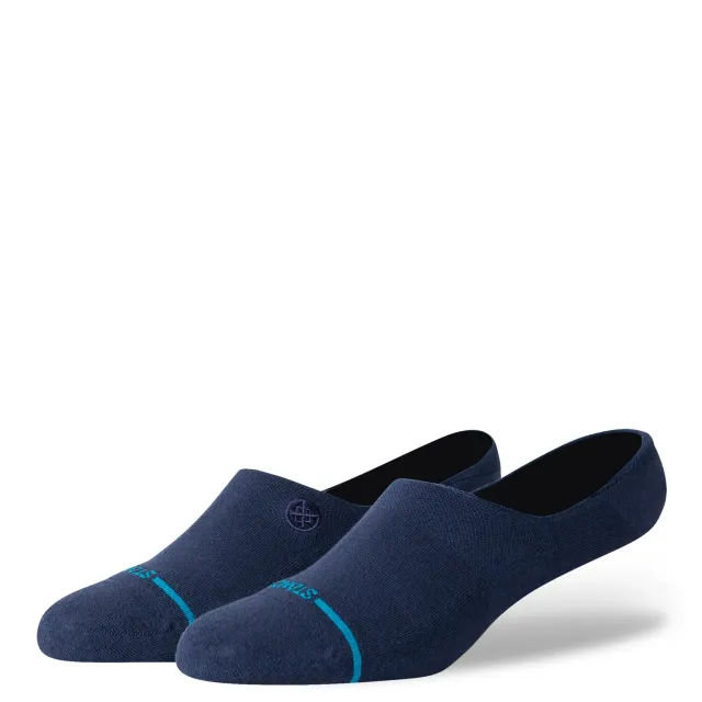 Stance Icon No Show strømper navy let bomuld usynlig